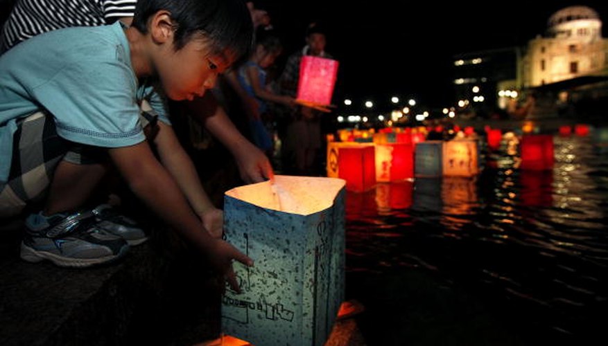 The Obon Festival in Japan honors the lives of ancestors.