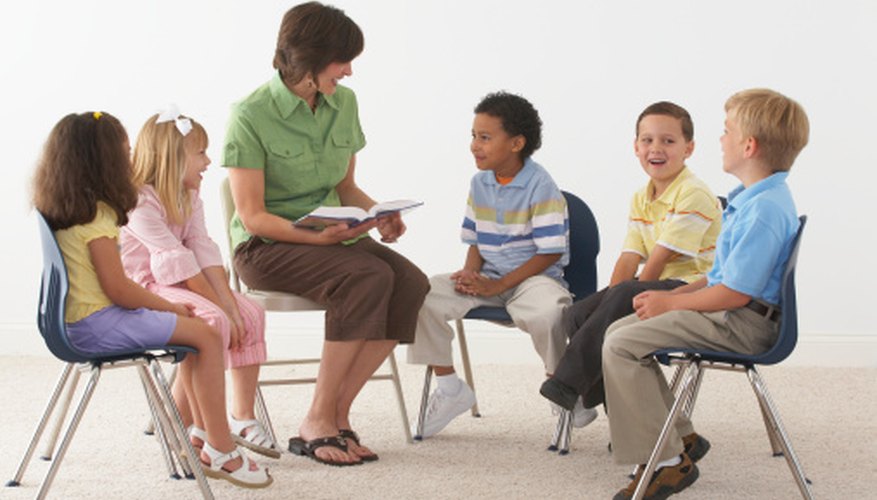Teachers set goals to help children understand what they read.
