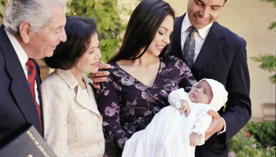 An Episcopal baptism marks the baby's offical entry into the church.