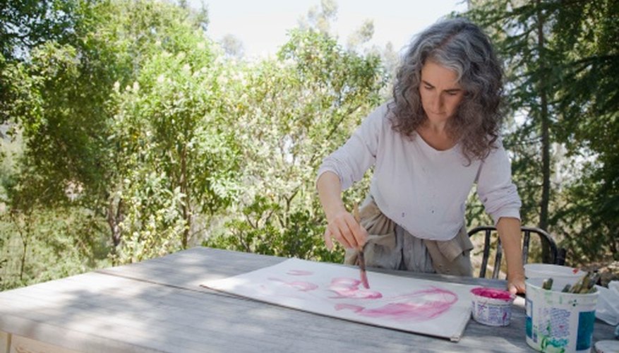 Doing a painting can be a satisfying alternative to a formal essay.