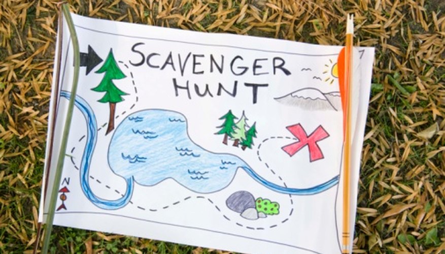 A scavenger hunt gets them moving, communicating and learning.