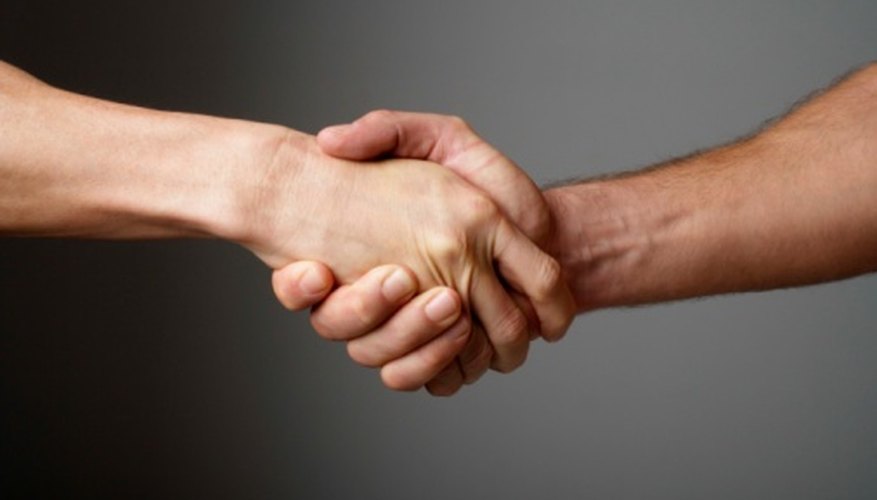 Give a handshake.