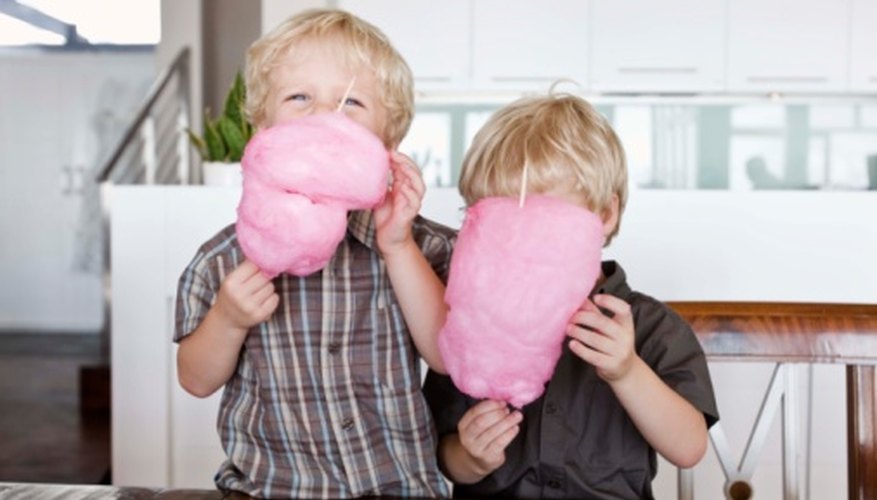 Pink is the most common colour of candyfloss.