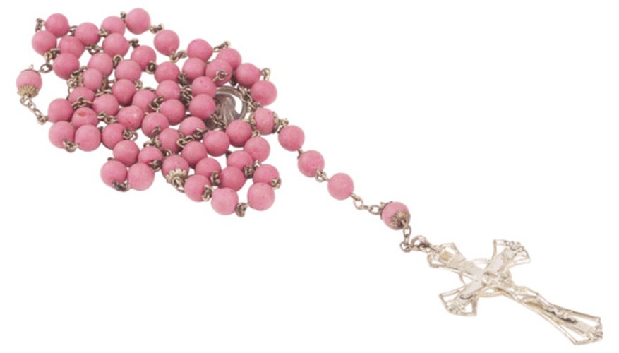 The Rosary of the Seven Sorrows is prayed to the Virgin Mary.