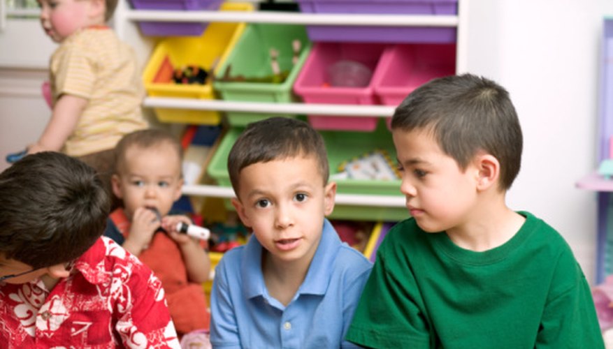 Keep your kindergartners' focus by making your presentation interesting.