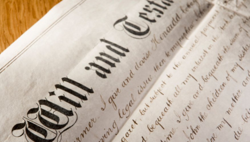 Use a free form to create your will without an attorney's assistance.