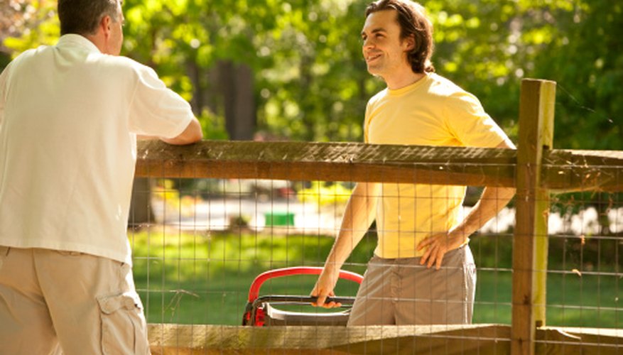 You don't need a fence to keep your neighbor out of your yard.