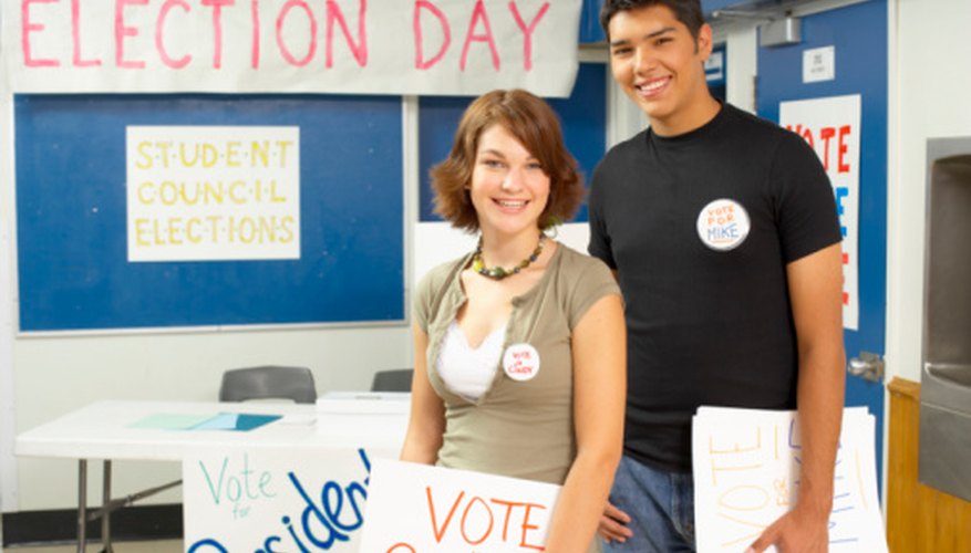 With student council, students can learn about the political process.