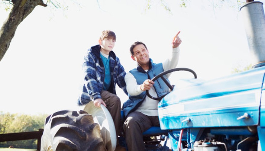Farming is taught to younger generations through FFA programs like SAE.