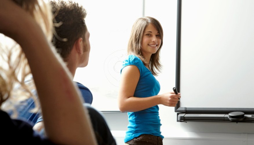 Charting stock market trends may be a confusing concept for students.