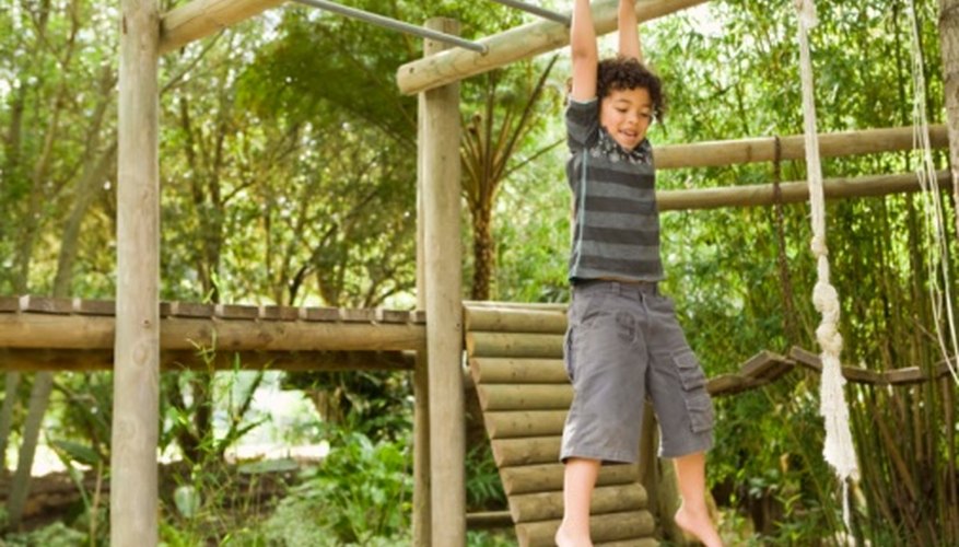 A playground can teach children about force and motion.