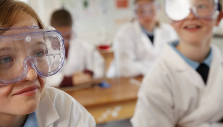 Safety is pararmount in third-grade science projects.