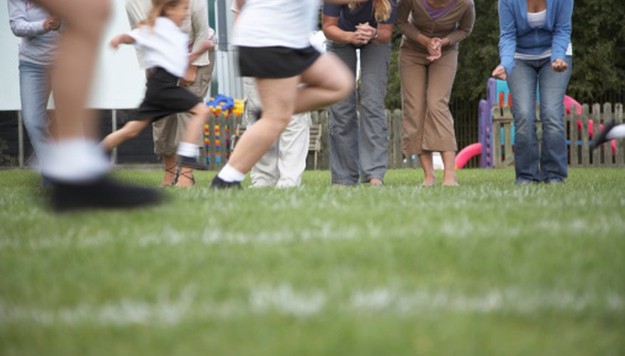 Field day encourages playful competition.