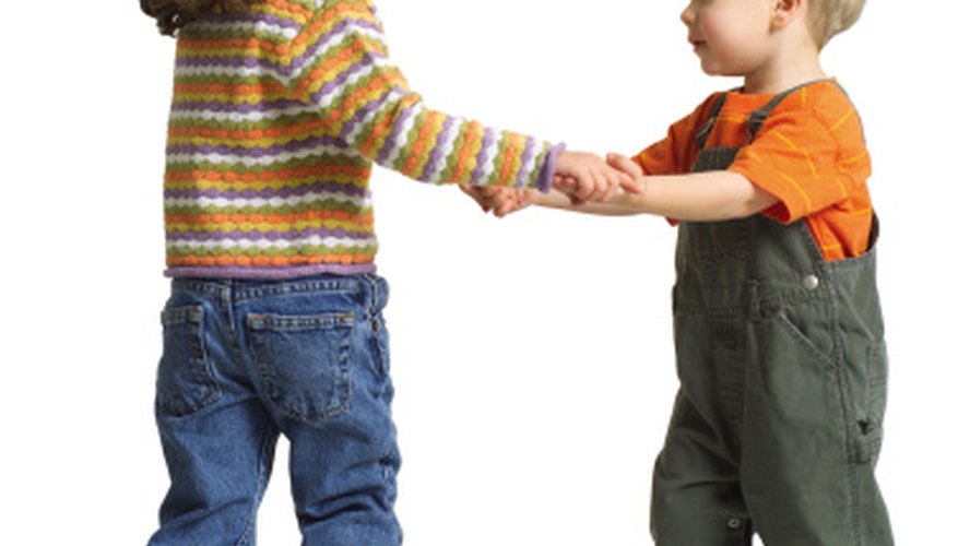 Young children can learn to express their feelings through dance.