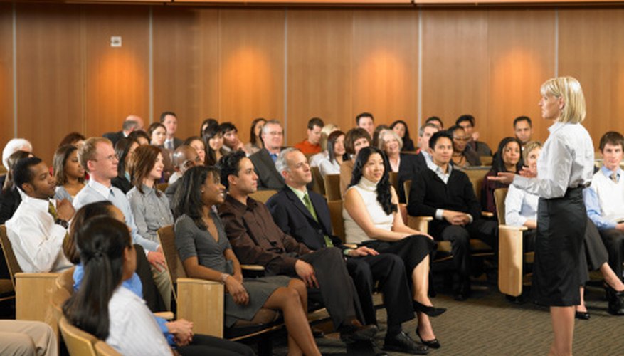 Speeches about concepts include major themes and ideas about a subject.