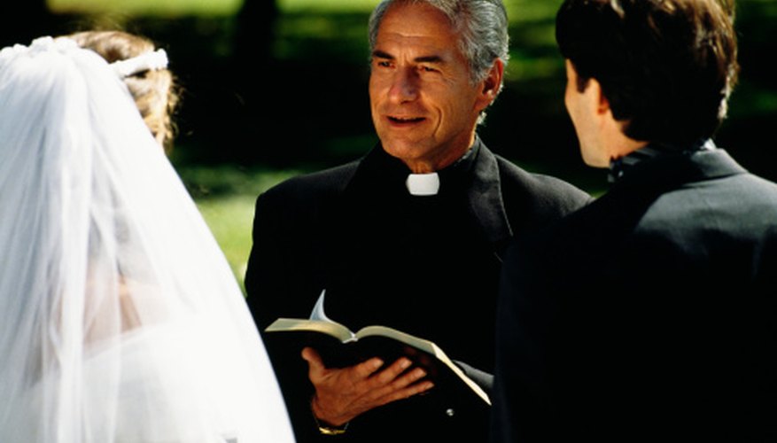 Priests perform many duties.