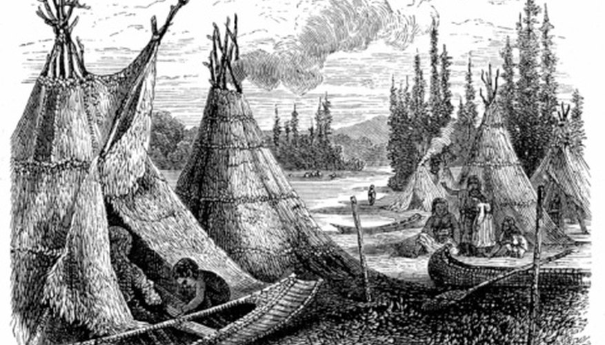 American Indians built unique housing structures, which were designed to meet the needs of the tribe.
