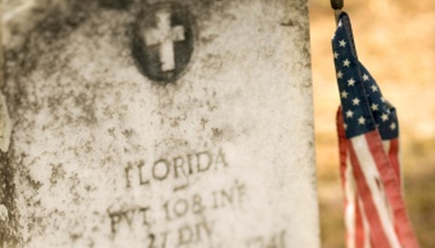Never let the American flag touch the ground.