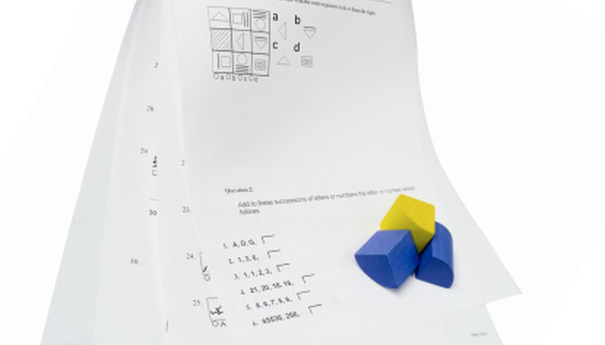 The Stanford-Binet intelligence scale functions as an intelligence test