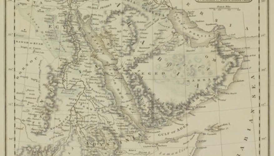 Semite peoples share a relatively small geographic area.