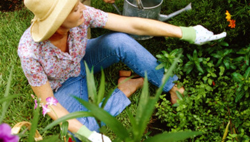 Work in the garden with a friend for support.
