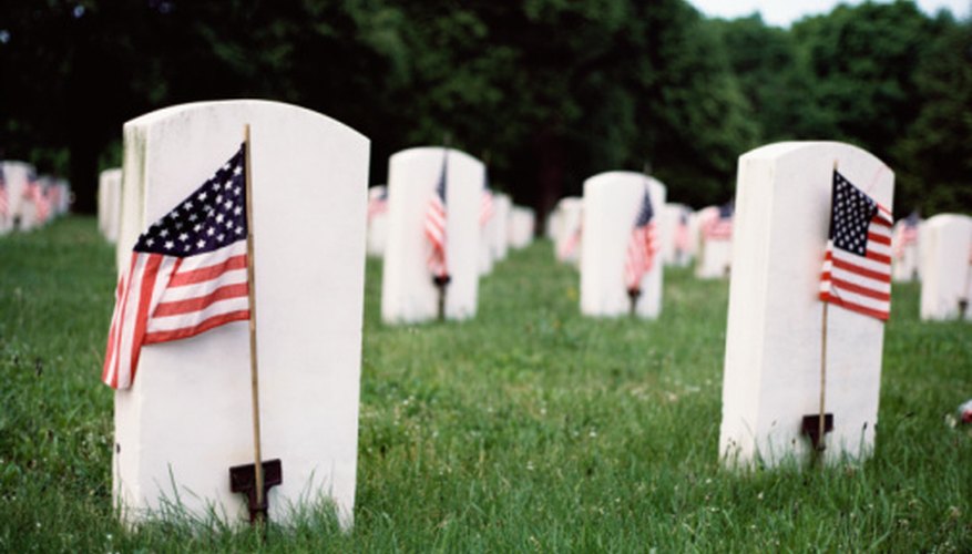 Military gravesites are found throughout the country.