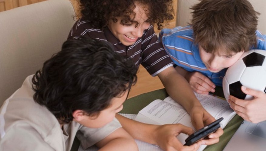 Children can enjoy learning through educational games.