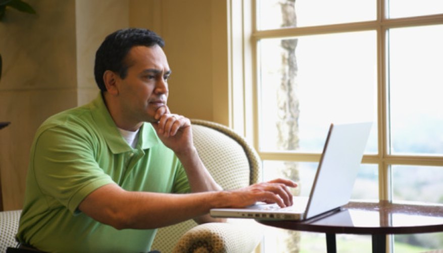 Man on laptop