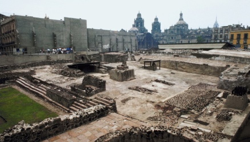 Mexico City was built on the ruins of Tenochtitlan.