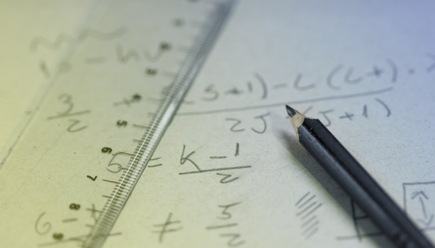 How to Find an Equation Given a Table of Numbers | Sciencing