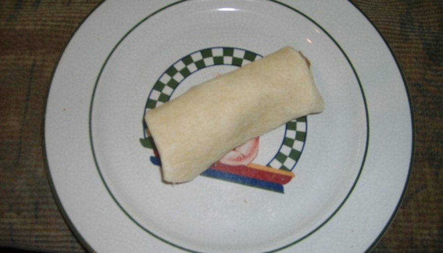 Roll Tortilla Up and Place Seam Side Down