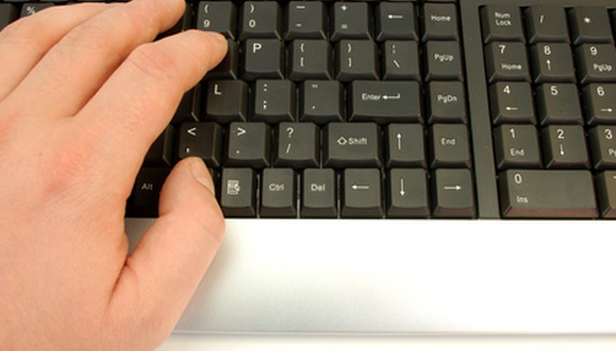 Always type any letter clearly and correctly.