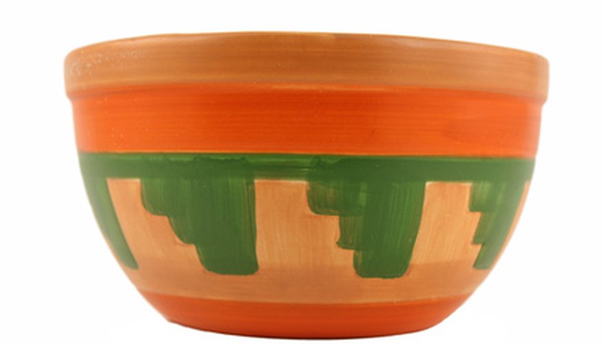 A large bowl of water allows for experimenting with buoyancy.