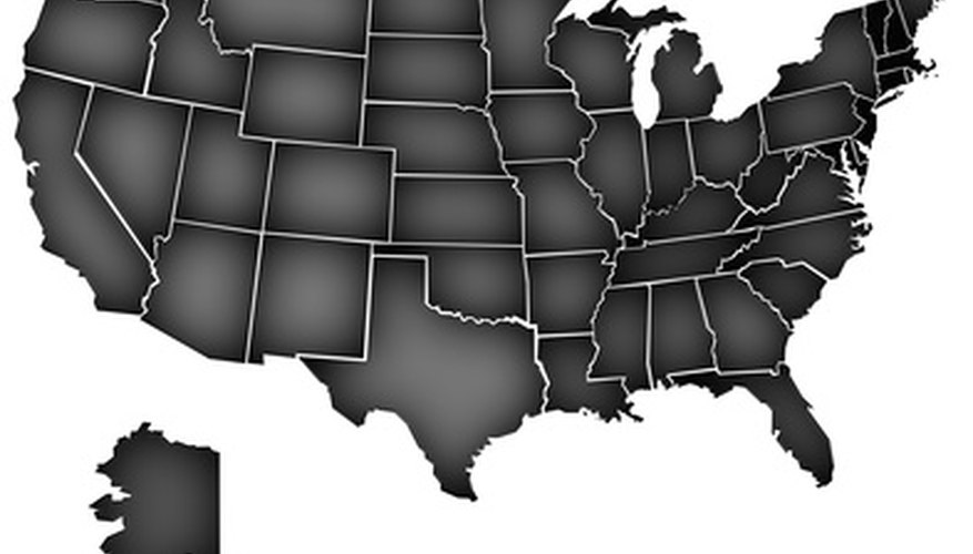 The United States can be divided into five regions.