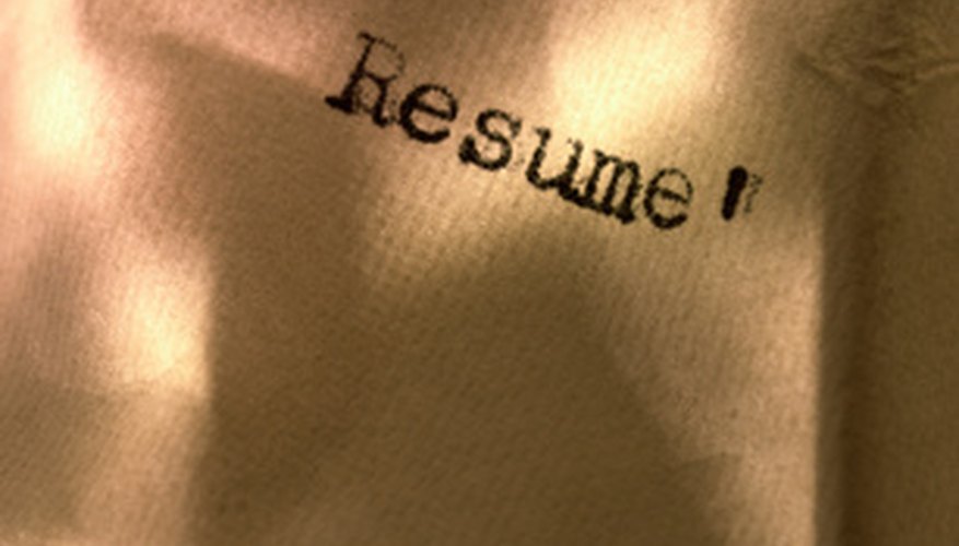 Remember, a CV is typically much longer than a resume.