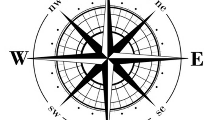 A compass has eight points.