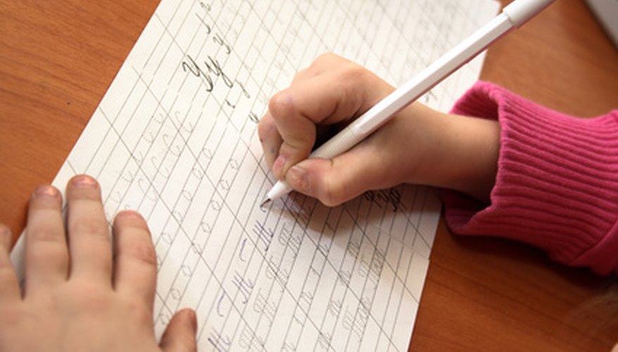 Cursive lettering can be beautiful when letters are formed correctly,