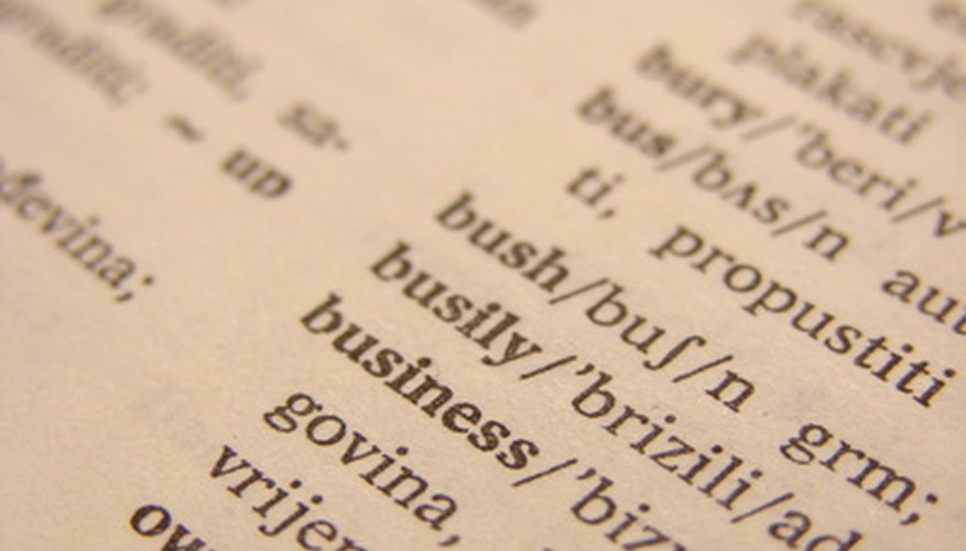 When in doubt, consult your dictionary.