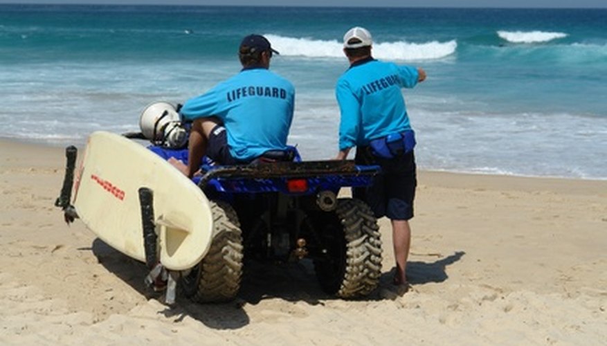 Lifeguards are trained in various forms of emergency response.