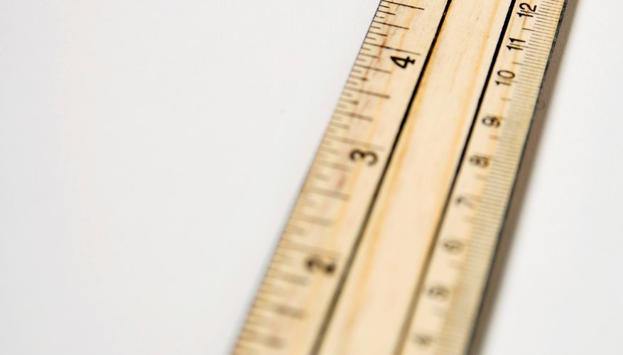 Using and reading a ruler helps to develop a basic understanding of fractions and their values.