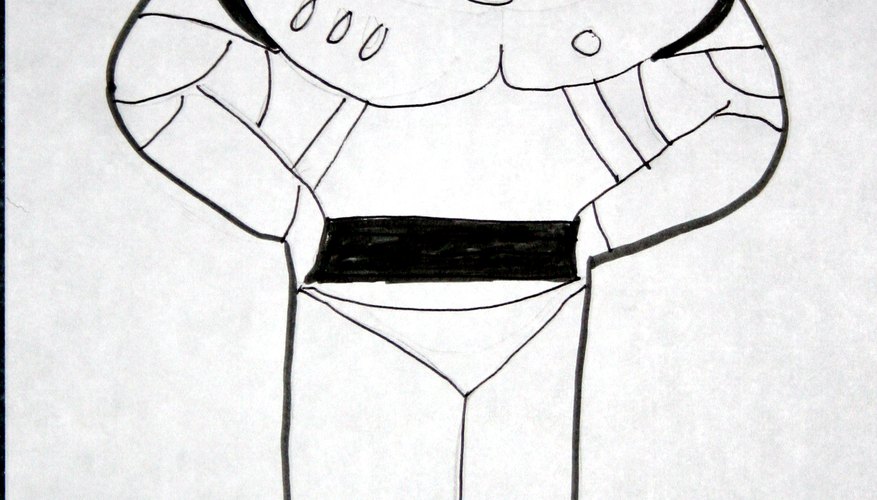 Cómo hacer una piñata de Buzz Lightyear.