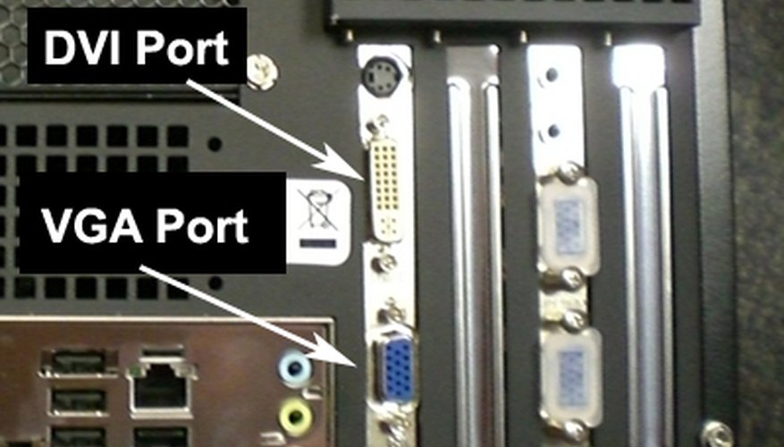 Computadoras con puertos dobles de VGA y DVI.