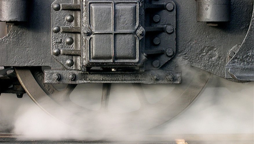 Vapor de una locomotora.