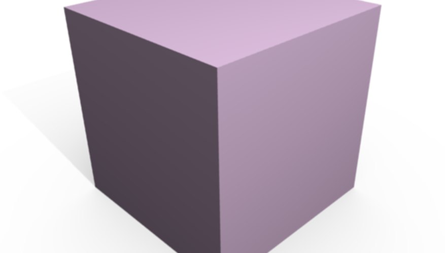The formula for the cube area is 6 times the length of one side squared.