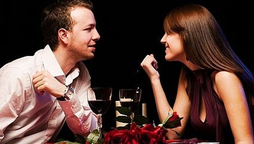 Dining at home can be romantic. Dining at home can be romantic.