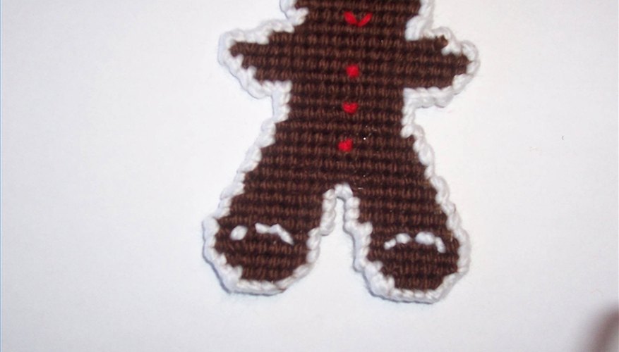 Printable Plastic Canvas Gingerbread Man Pattern