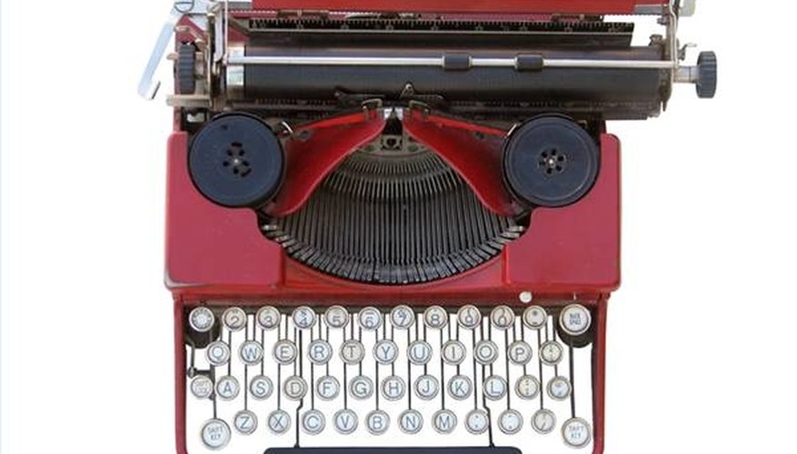 How Does a Typewriter Work? | Our Pastimes
