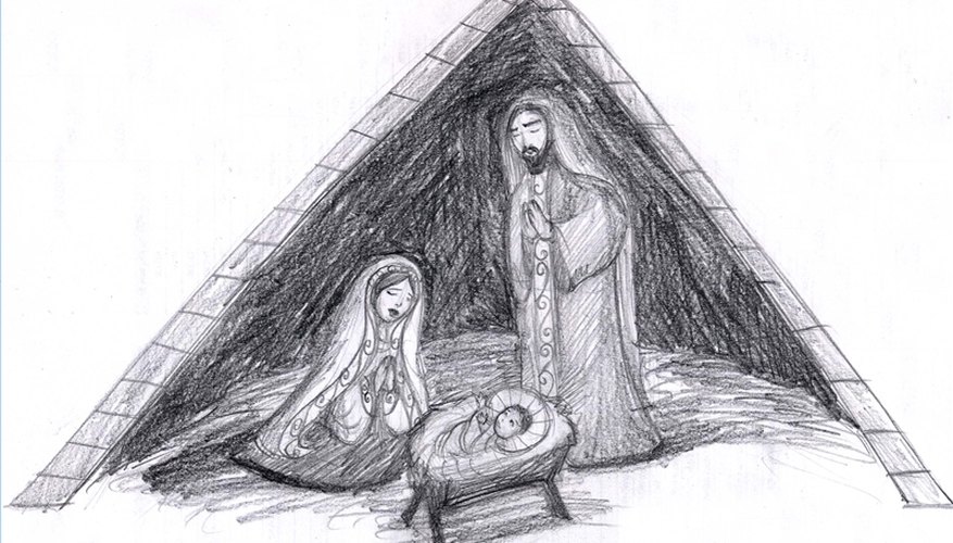 20+ Fantastic Ideas Nativity Scene Drawing Step By Step | Inter Venus