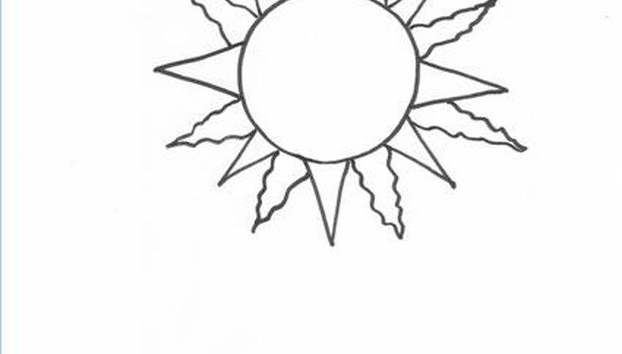 How to Draw Sun Faces | Our Pastimes