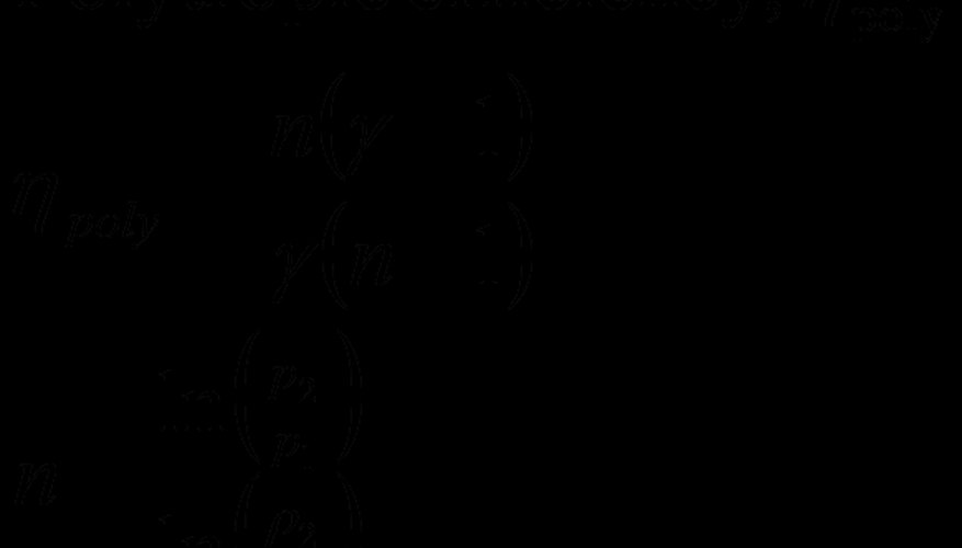 Photo Credit: Public Domain; created by author Equation for polytropic efficiency
